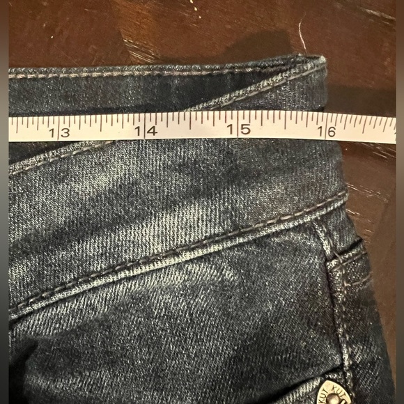 KUT FROM THE KLOTH Jessica Straight leg jeans like new Size 8 Blue Indigo - Picture 9 of 12